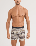 Saxx Vibe Xtra Soft Comfort Underwear - Scenic Desert - Neutral Grey