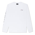 Ripndip Mens Lord Nermal Pocket L/S Tee - White