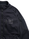 Burton Men's [ak]® Baker Stretch Full-Zip Fleece - True Black