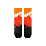 Stance Out Of Range Light Wool Crew Socks - Orange