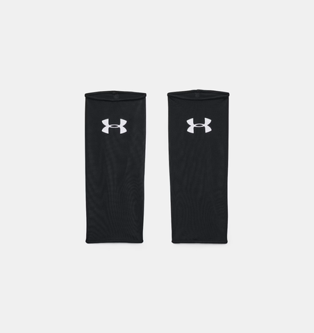 Under Armour Men's UA Shin Guard Sleeves - Black / White - 002