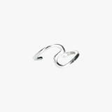 Pura Vida Wave Ear Cuff ~ Silver