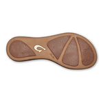 OluKai Womens Honu Leather Beach Sandals - Tan