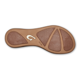 OluKai Womens Honu Leather Beach Sandals - Tan