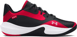 Under Armour Unisex UA Lockdown 7 Low Basketball Shoes - Red/Black - 600