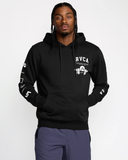 RVCA Mens Global Rank Hoodie - Black