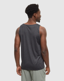 Tentree Mens Pender Tank - Meteorite Black Heather