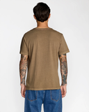 RVCA Mens Buffalo Short Sleeve Tee - Coyote