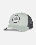 Salty Crew Mens Legendary Retro Trucker Hat - Mackerel/Charcoal