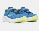 Under Armour Boys' BPS UA Assert 11 AC Running Shoes - Aegean Blue / Academy / Flash Light - 430