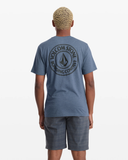 Volcom Mens Drain You Short Sleeve Tee - Blueberry