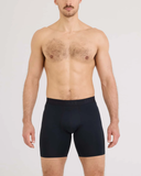 Saxx Smooth Flex Light Compression Long Boxer Brief - Black