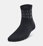 Under Armour Kids UA Essential 6-Pack Socks - Black / Mod Gray - 001