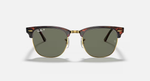 Ray-Ban Clubmaster Sunglasses - Tortoise on Arista W/ G-15 Green