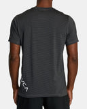 RVCA Mens Sports Vent Stripe Technical Shirt