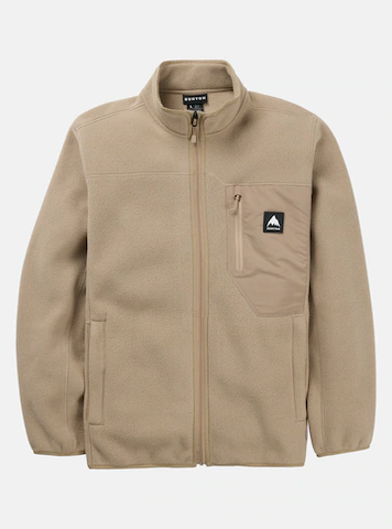 Burton Men's Cinder Full-Zip Fleece - Summit Taupe
