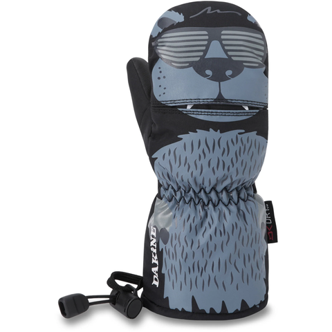 Dakine Toddlers Scrambler Mitts - Black/Flint Stone