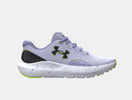 Under Armour Girls' UA Surge 4 Running Shoes - Salt Purple/Transparent/Black - 535