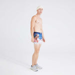 Saxx Volt Breathable Mesh Underwear - Dogs Of Saxxmas-Blue