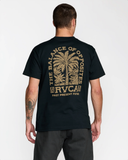 RVCA Mens Palmgrove Short Sleeve Tee - Black
