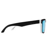 Spy Helm Sunglasses - Whitewall - Happy Boost Polar Ice Blue Mirror