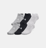 Under Armour Unisex UA Essential 6-Pack No-Show Socks