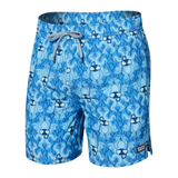 Saxx Mens Oh Buoy Stretch Volley 5" Swim Short - Krakken Toile