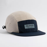 Coal The Bridger Fleece 5 Panel Cap - Navy/Mid Gray