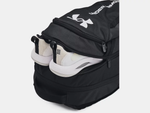 Under Armour UA Hustle 6.0 Backpack - Black / White - 002