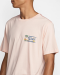 RVCA Mens Exotica SS Tee - Peach