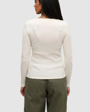 Tentree Women's Knowles Henley - Undyed