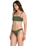 RVCA Women's Daisies Cheeky Bikini Bottoms - Olive