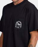 RVCA Mens Bad Panther Short Sleeve Tee - Black