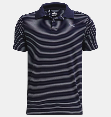 Under Armour Boys' UA Matchplay Stripe Polo