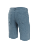 Saxx Mens Land To Sand 2N1 Hybrid 9" Short - Indian Teal Heather