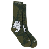 Ripndip Lord Nermal Socks - Forest Camo