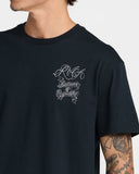 RVCA Mens Paradise Queen Short Sleeve Tee - Black