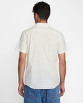 RVCA Mens Exotica Seersucker SS Shirt - White