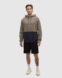 Tentree Mens Relaxed Howson Hoodie - Clay / Midnight Blue