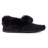 Manitobah Women's Street Suede Moccasin - Black