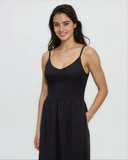 Tentree Women's Juneau Eco-Friendly Tank Dress - Meteorite Black