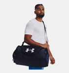 Under Armour UA Undeniable 5.0 Small Duffle Bag - Midnight Navy / Metallic Silver - 410