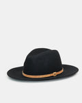 Tentree Festival Recycled Wool Full Brimmed Felt Hat - Meteorite Black