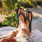 OluKai Mens Ulele Sandals - Black
