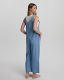 Tentree Women's Nova Overall - Light Wash