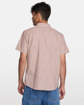 RVCA Mens That'll Do Print SS Shirt - Mauve