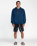 RVCA Mens X Clay Hoodie - Dark Denim