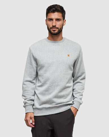 Tentree Mens Reynard Crew - Harbour Grey Heather