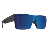 Spy Cyrus Switch Sunglasses - Translucent Gunmetal - Happy Blue Mirror/Gray