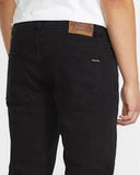 Volcom Mens Vorta Denim Jeans - Black Out